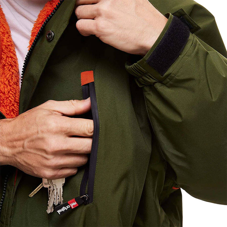 Red Original Pro Long Sleeve Changing Robe Jacket EVO - Parker Green
