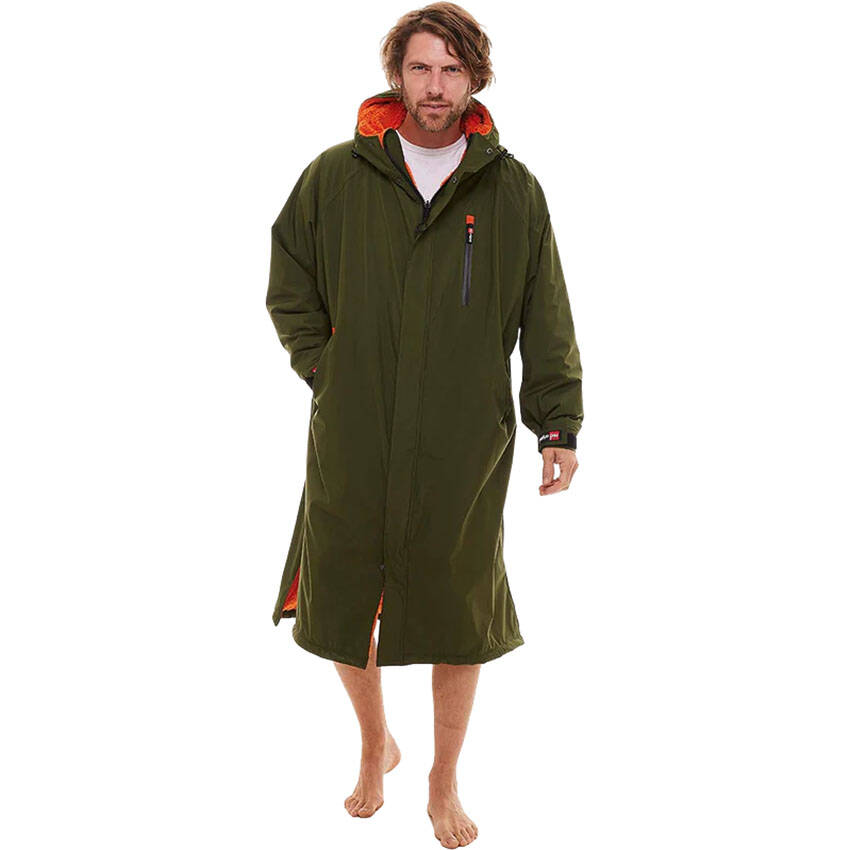 Red Original Pro Long Sleeve Changing Robe Jacket EVO - Parker Green