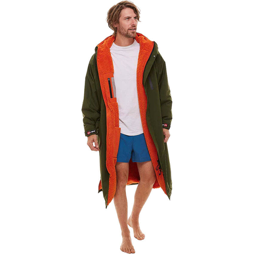 Red Original Pro Long Sleeve Changing Robe Jacket EVO - Parker Green