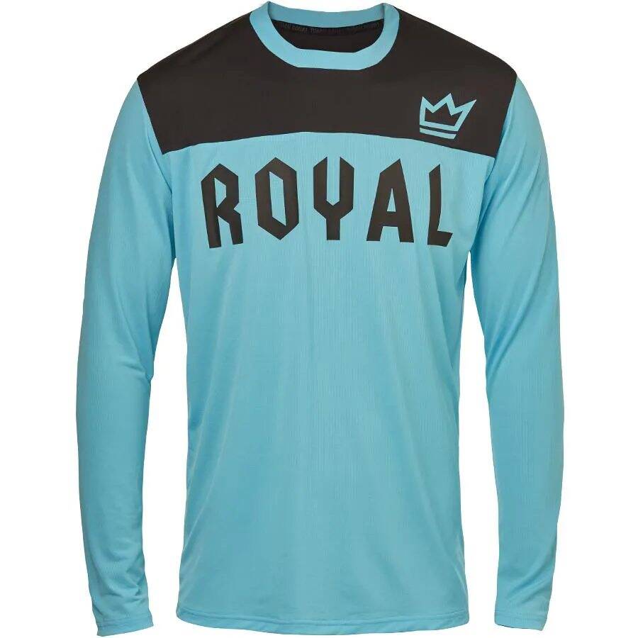 Royal Apex Long Sleeve Jersey - Blue/Black Small