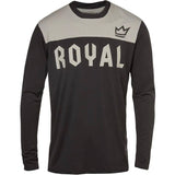Royal Apex Long Sleeve Jersey - Black/Grey Medium