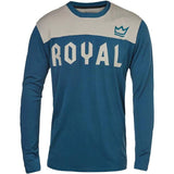 Royal Apex Long Sleeve Jersey - Grey/Petrol XLarge
