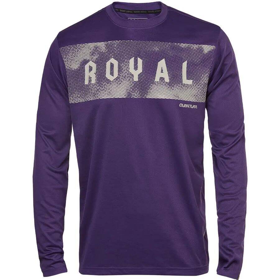Royal Quantum Long Sleeve Jersey - Deep Purple Large