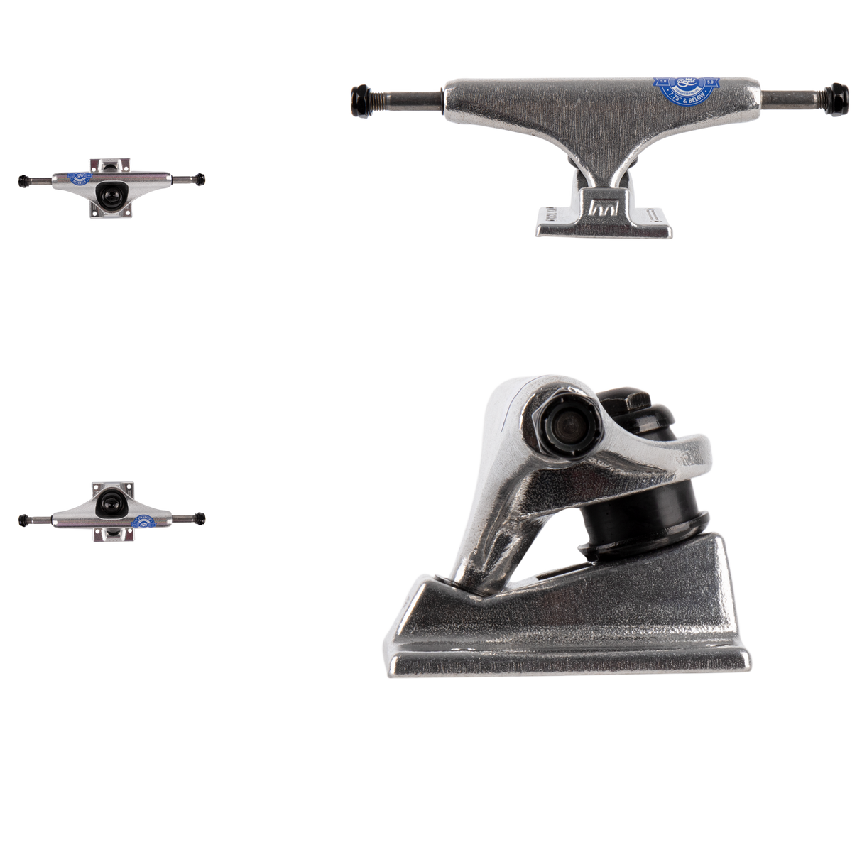 Royal Inverted Kingpin Skateboard Trucks - Raw 5.5"