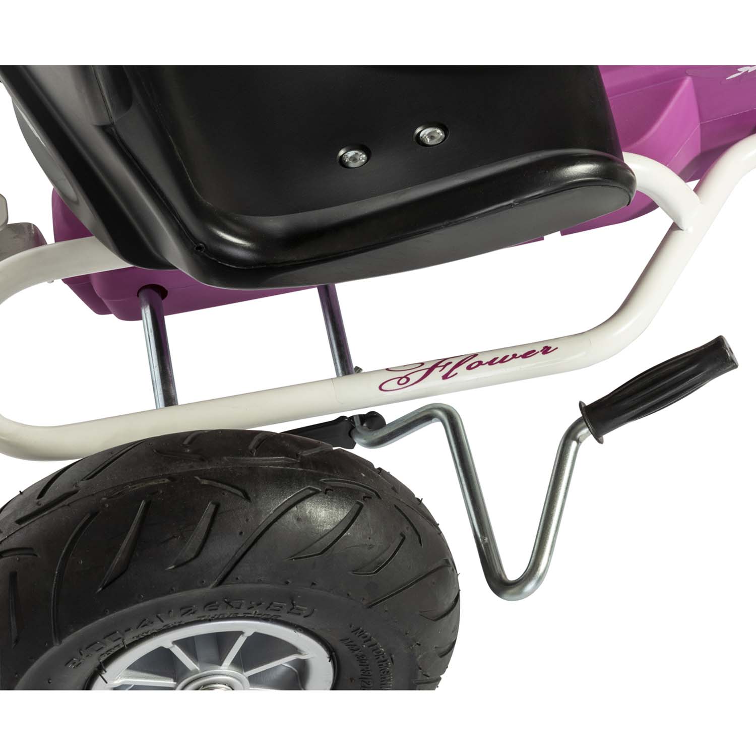 Rolly Toys Air Runner Go Kart - Pink/White