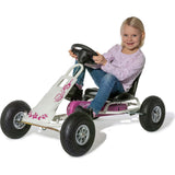 Rolly Toys Air Runner Go Kart - Pink/White
