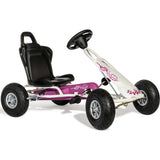 Rolly Toys Air Runner Go Kart - Pink/White