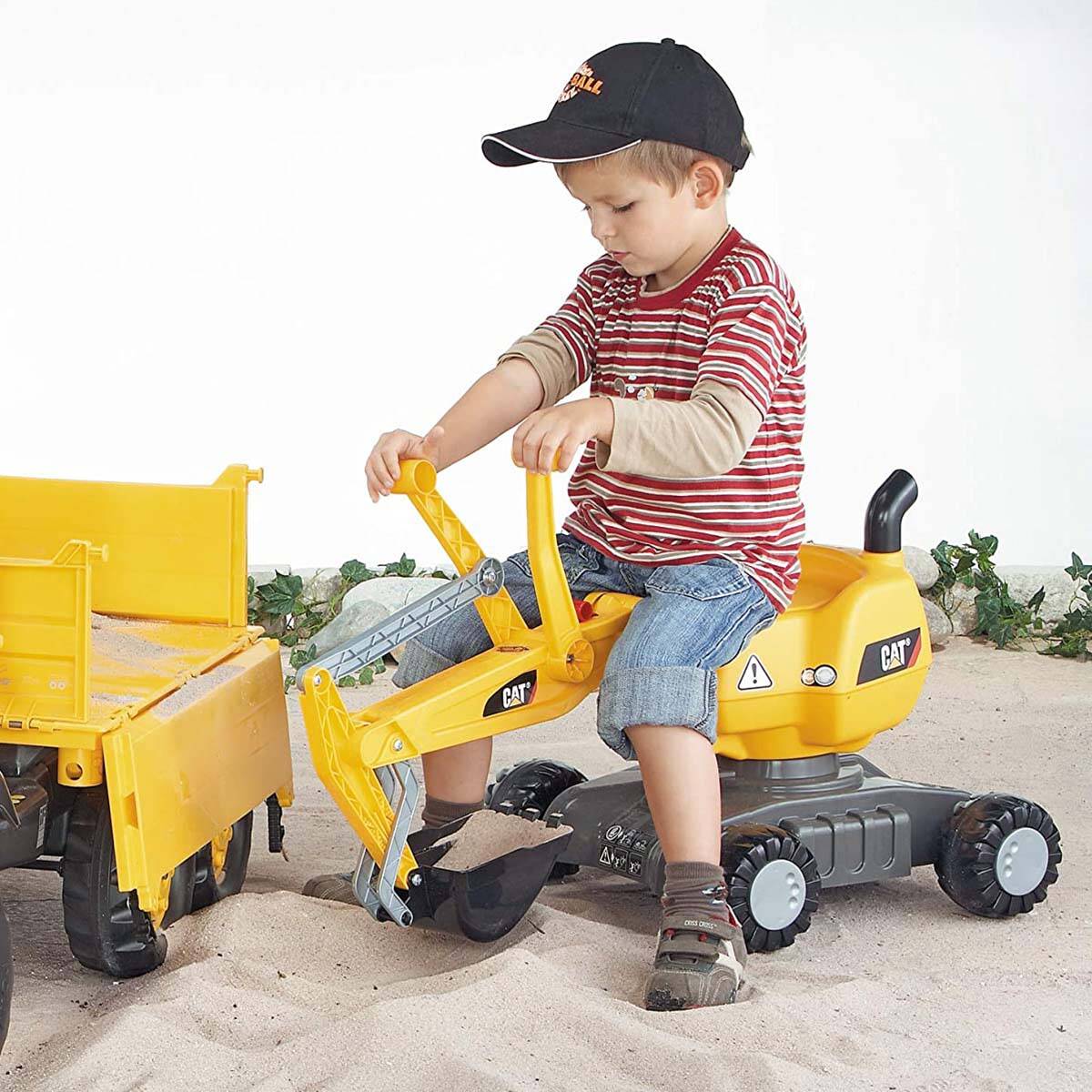 Rolly Toys Caterpillar Mobile 360 Excavator Push Power Ride On