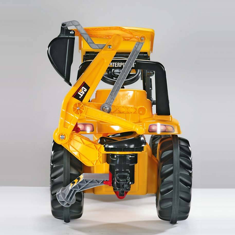 Rolly Toys CAT Tractor w/ Frontloader & Rear Excavator