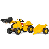Rolly Toys CAT Tractor w/ Frontloader & Trailer