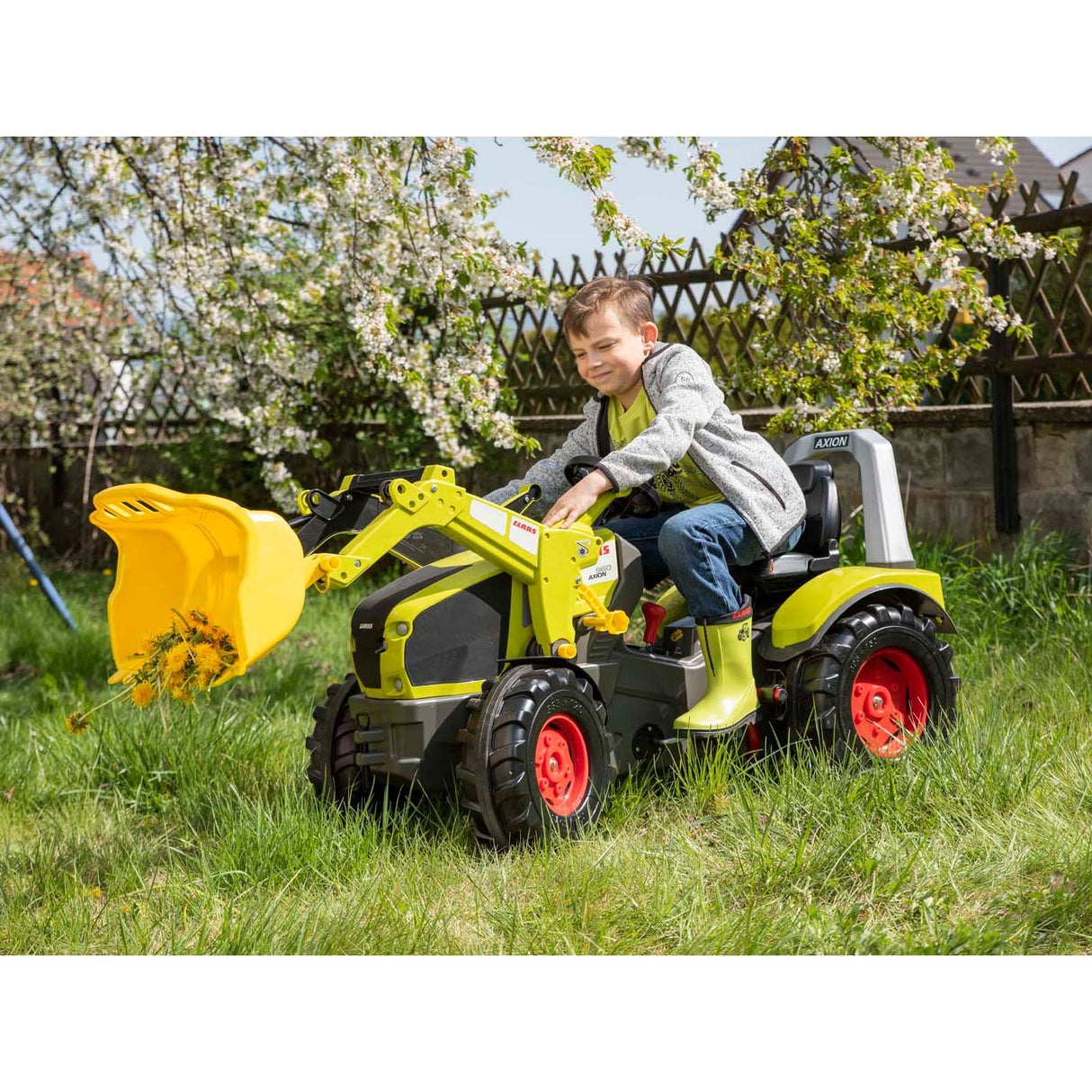 Rolly Toys Claas Axion 940 Xtrac Premium Tractor w/ Frontloader