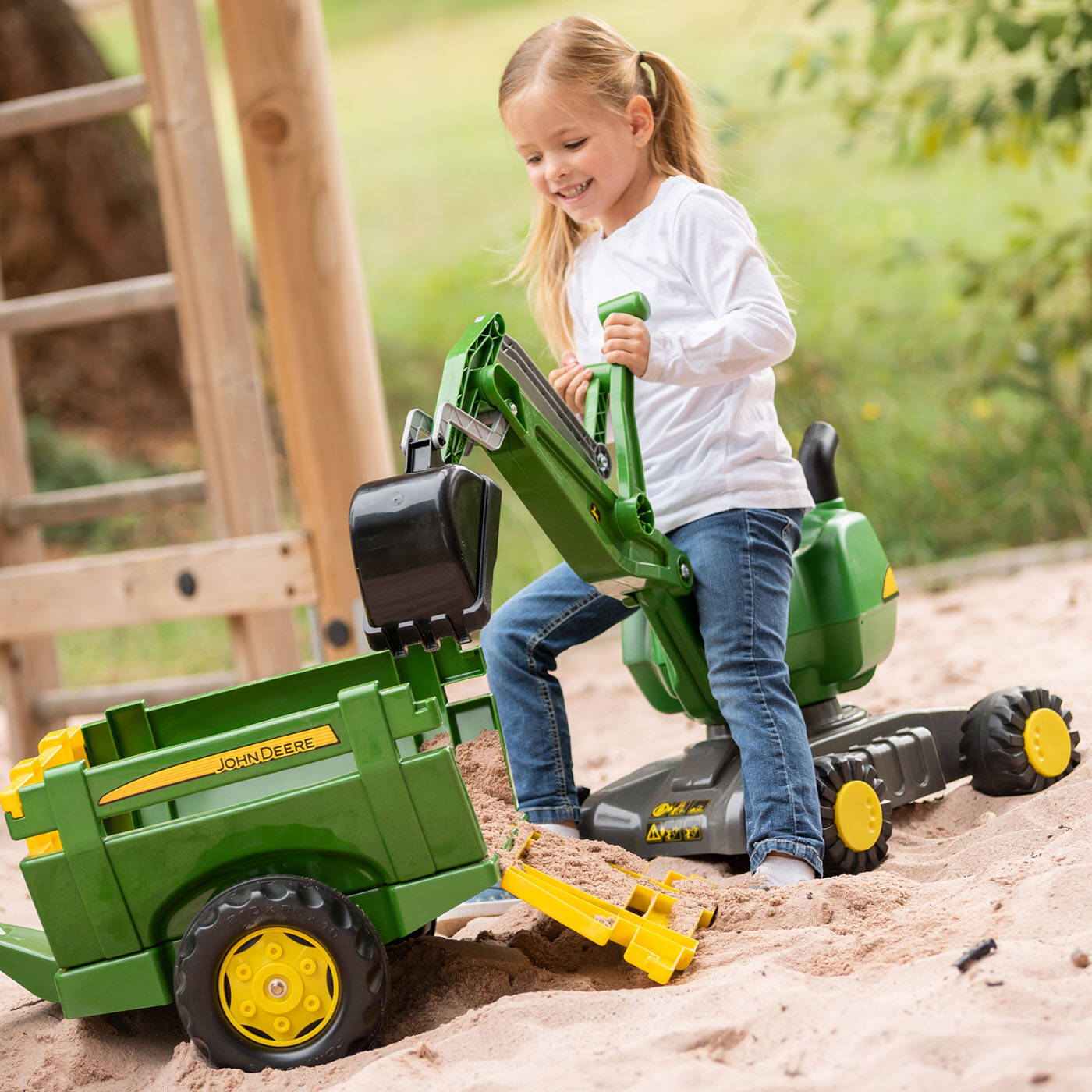 Rolly Toys John Deere Mobile 360 Excavator Ride On