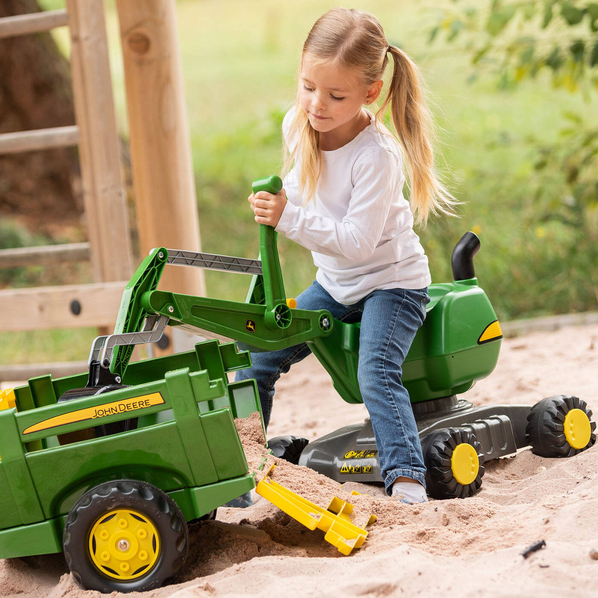 Rolly Toys John Deere Mobile 360 Excavator Ride On