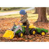Rolly Toys John Deere Tractor Frontloader w/ Trailer