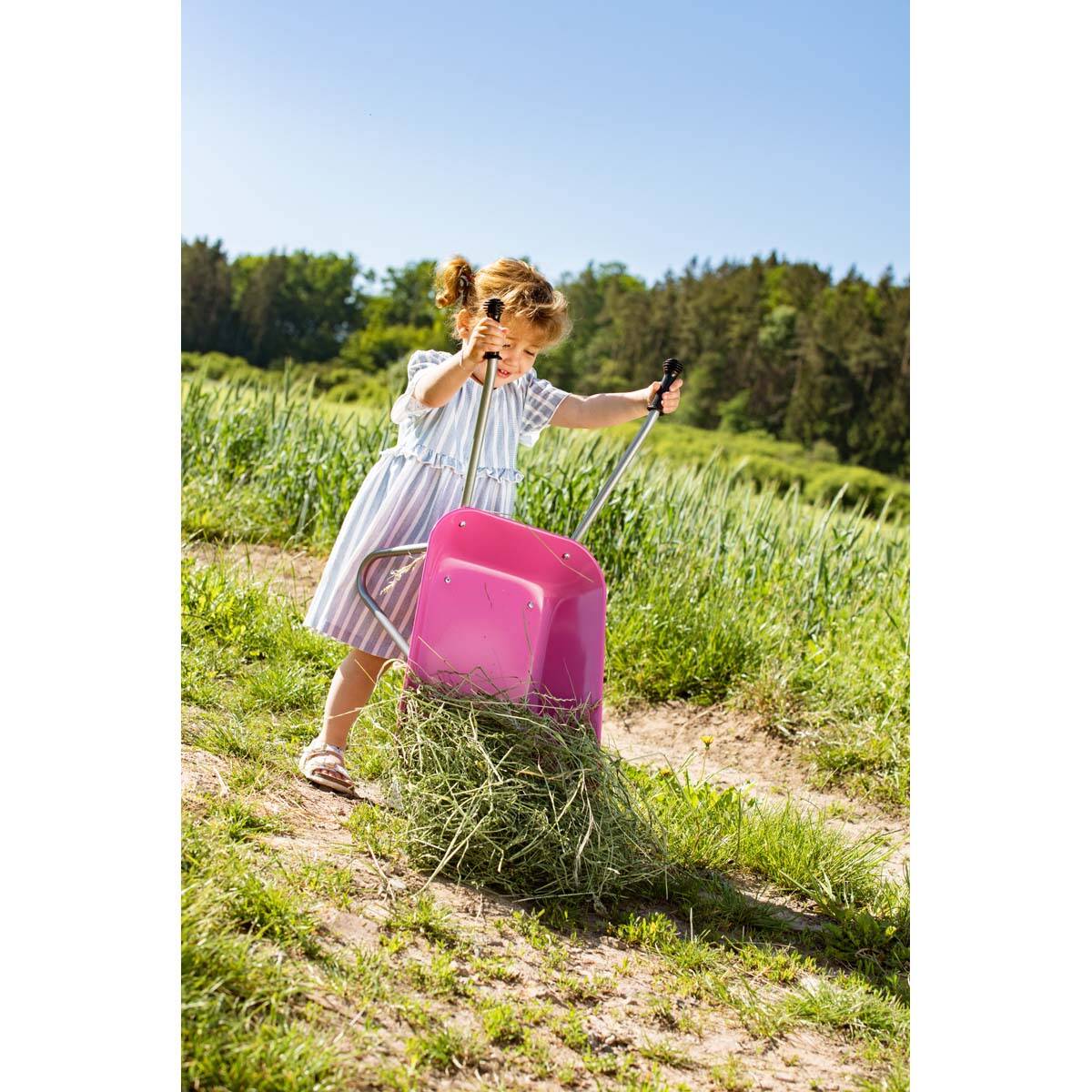 Rolly Toys Metal Wheelbarrow - Pink