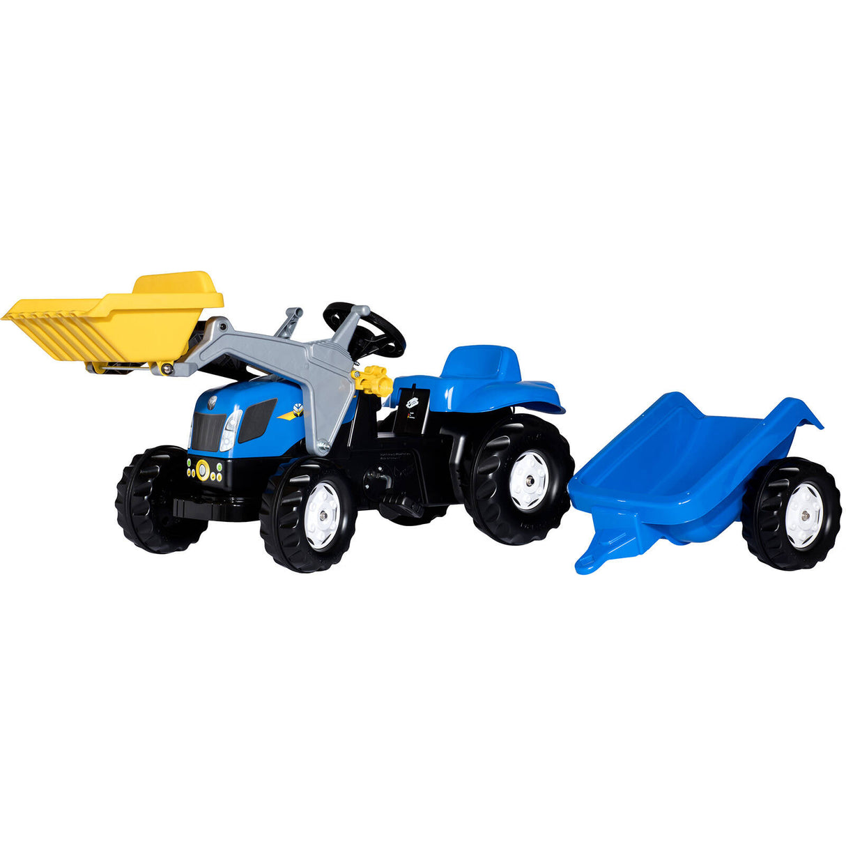 Rolly Toys New Holland Tractor Frontloader w/ Trailer