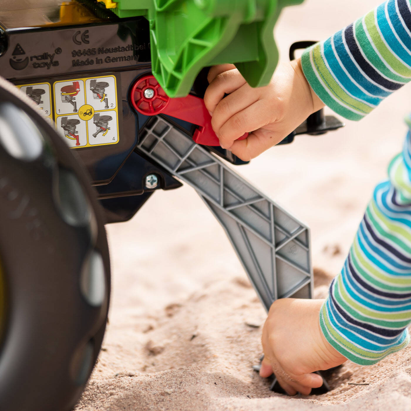 Rolly Toys Rear Excavator - John Deere