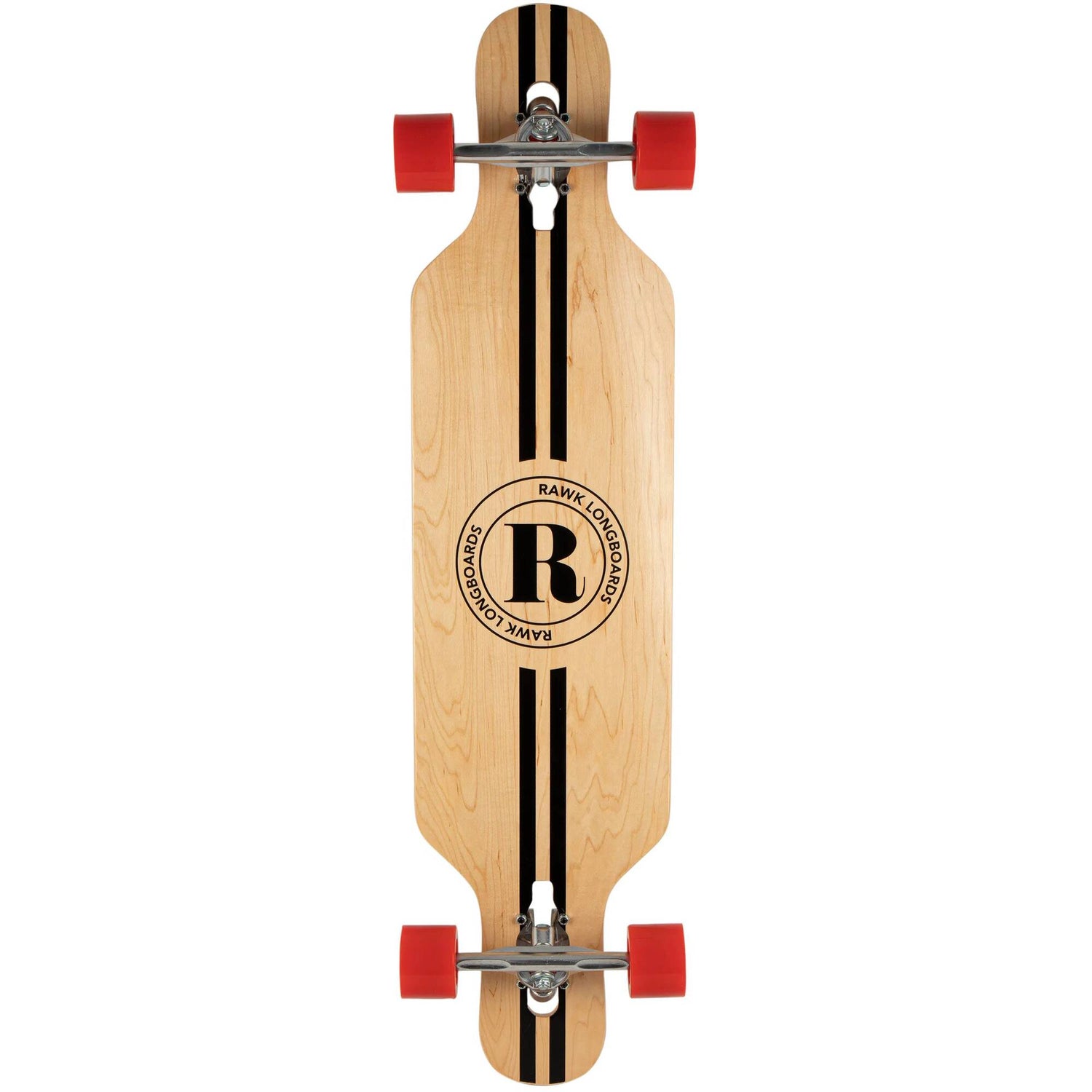 Rawk R1 Retro Drop Through Complete Longboard - 40''