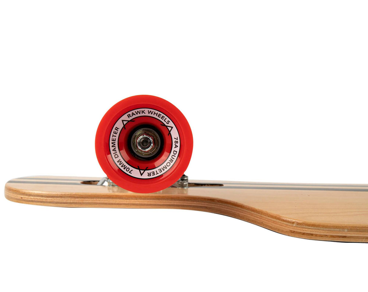 Rawk R1 Retro Drop Through Complete Longboard - 40''