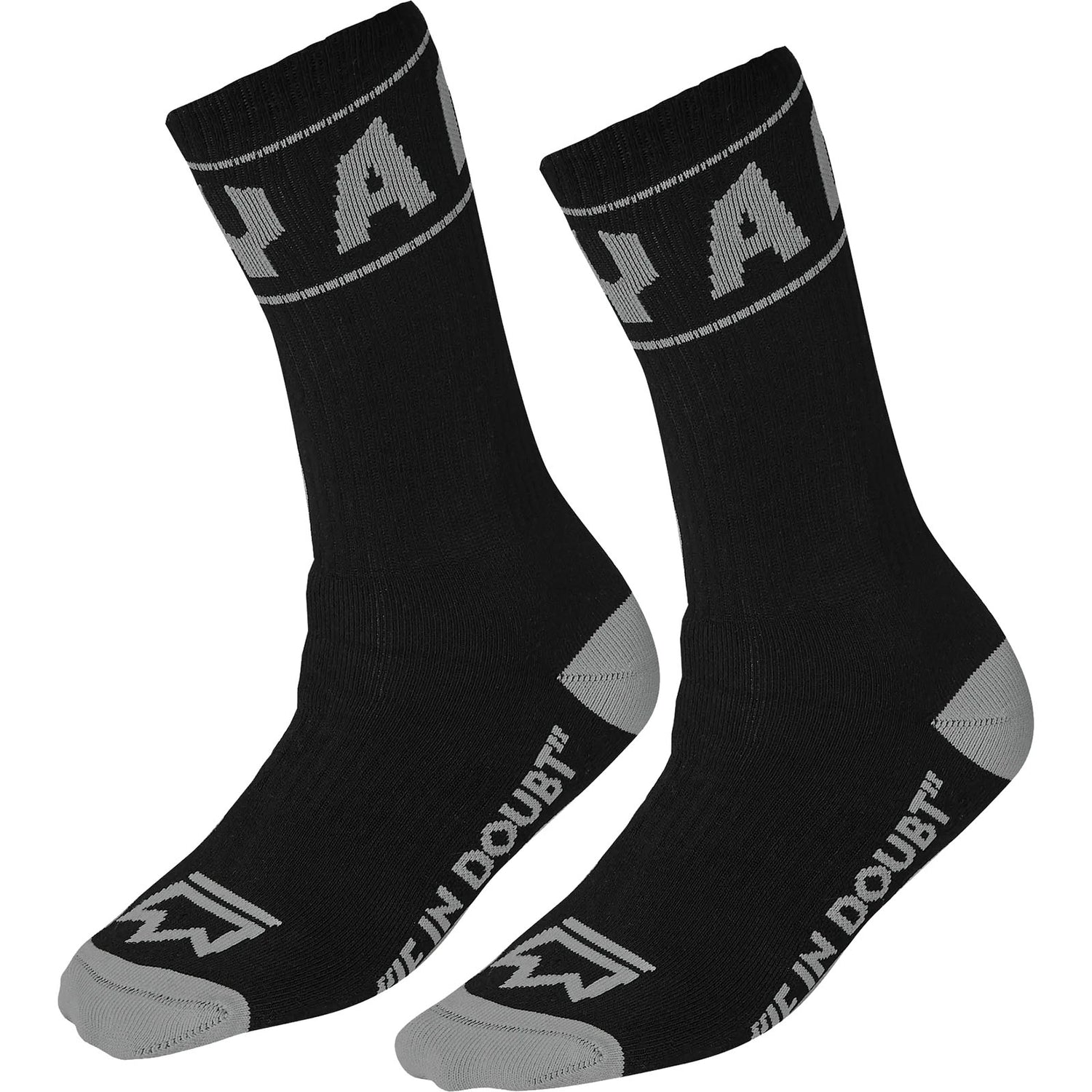 Royal Racing Terry Crew Socks - Black