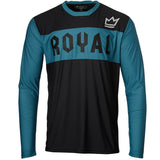 Royal Racing Apex Long Sleeve Jersey - Steel Blue/Black