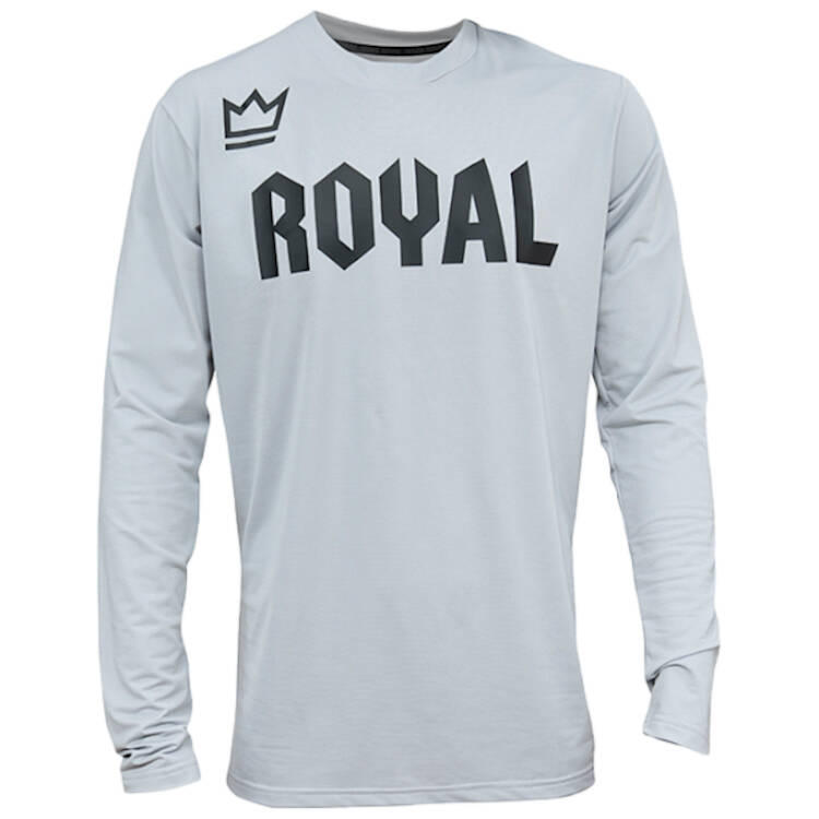 Royal Racing Race Long Sleeve Jersey - Grey Large