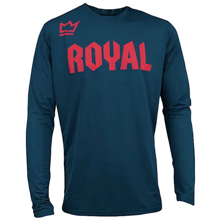 Royal Racing Race Long Sleeve Jersey - Petrol Blue