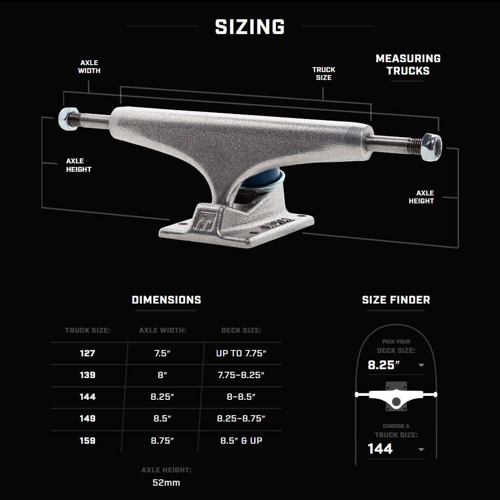 Royal Vincent Alvarez Pro Chunk Skateboard Trucks - 139mm