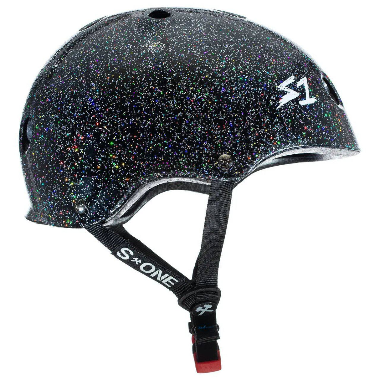 S1 Mini Lifer Helmet - Black Gloss Glitter
