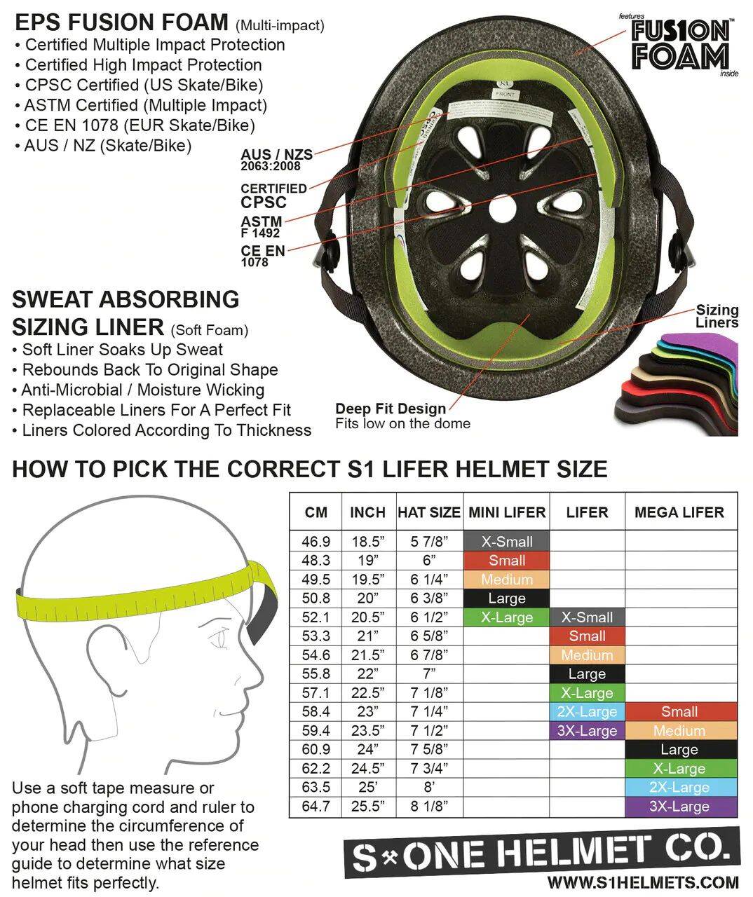 S1 Retro Lifer Helmet - Black Gloss White Checker