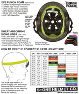 S1 Retro Lifer Helmet - Black Gloss White Checker