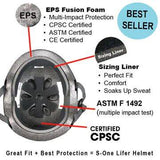 S1 Lifer Kids Multi Impact Helmet - Black Matte