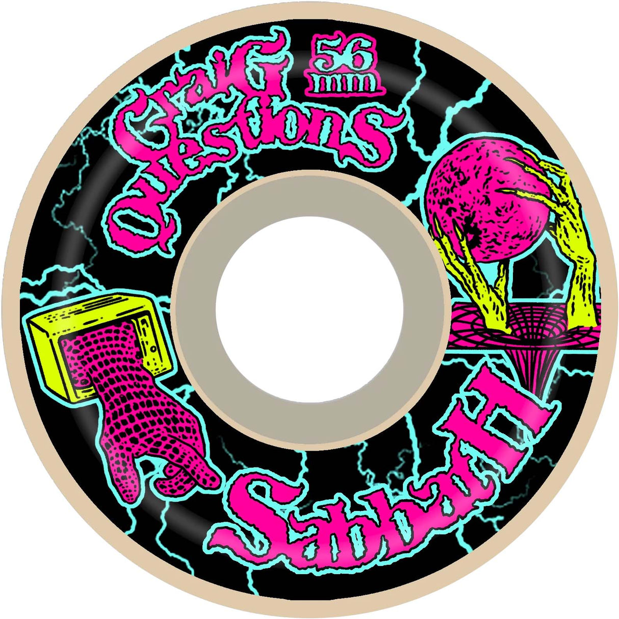 Sabbath Wheels Craig Questions x Funeral French Skateboard Wheels  56mm