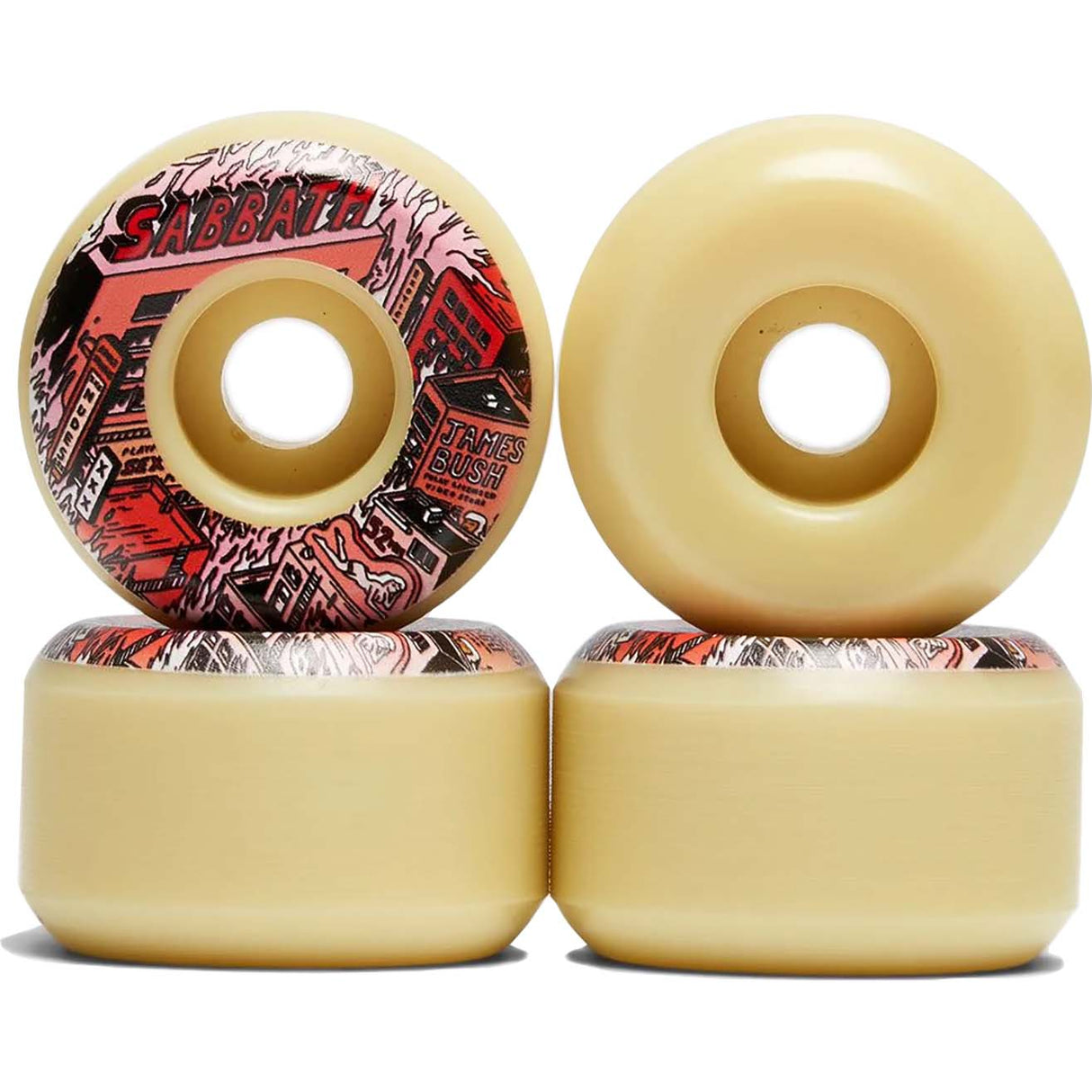 Sabbath Wheels Sin City James Bush Pro Skateboard Wheels 52mm