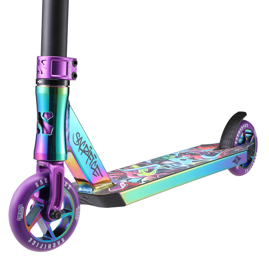 Sacrifice Flyte 100 V2 Stunt Scooter - Neo Purple/Graffiti