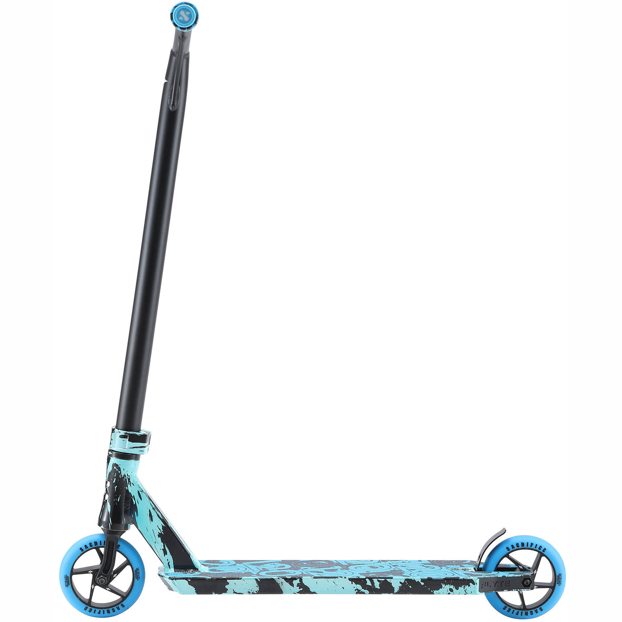 Sacrifice Flyte 120 V2 Stunt Scooter - Teal/Black Splat