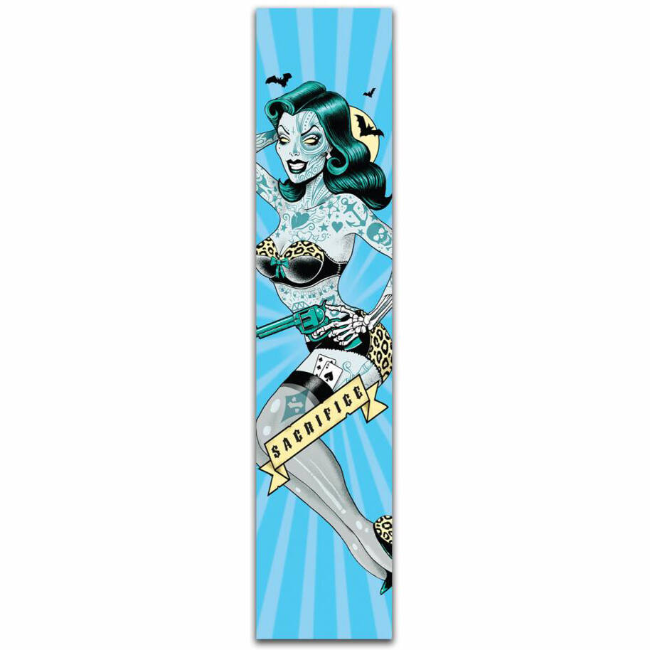 Sacrifice Pin Up Girl Scooter Grip Tape