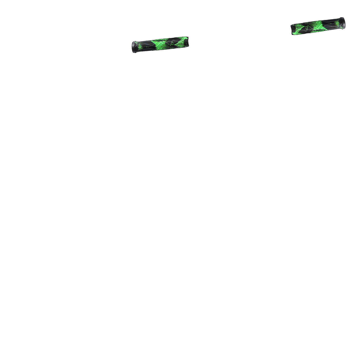 Sacrifice Spy Scooter Grips - Black/Green