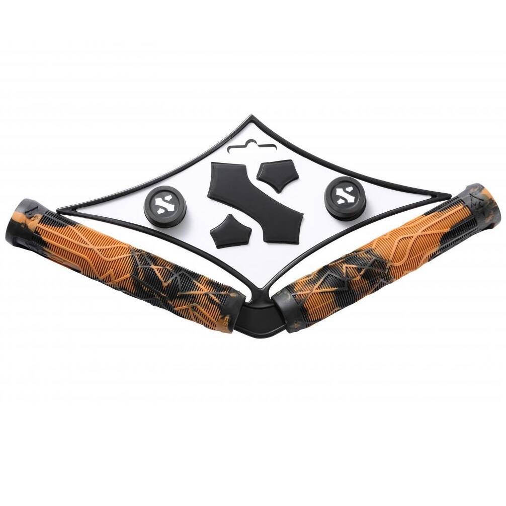 Sacrifice Spy Scooter Grips - Brown/Black