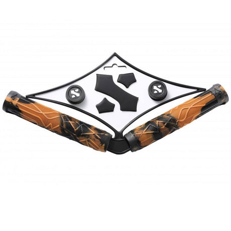 Sacrifice Spy Scooter Grips - Brown/Black