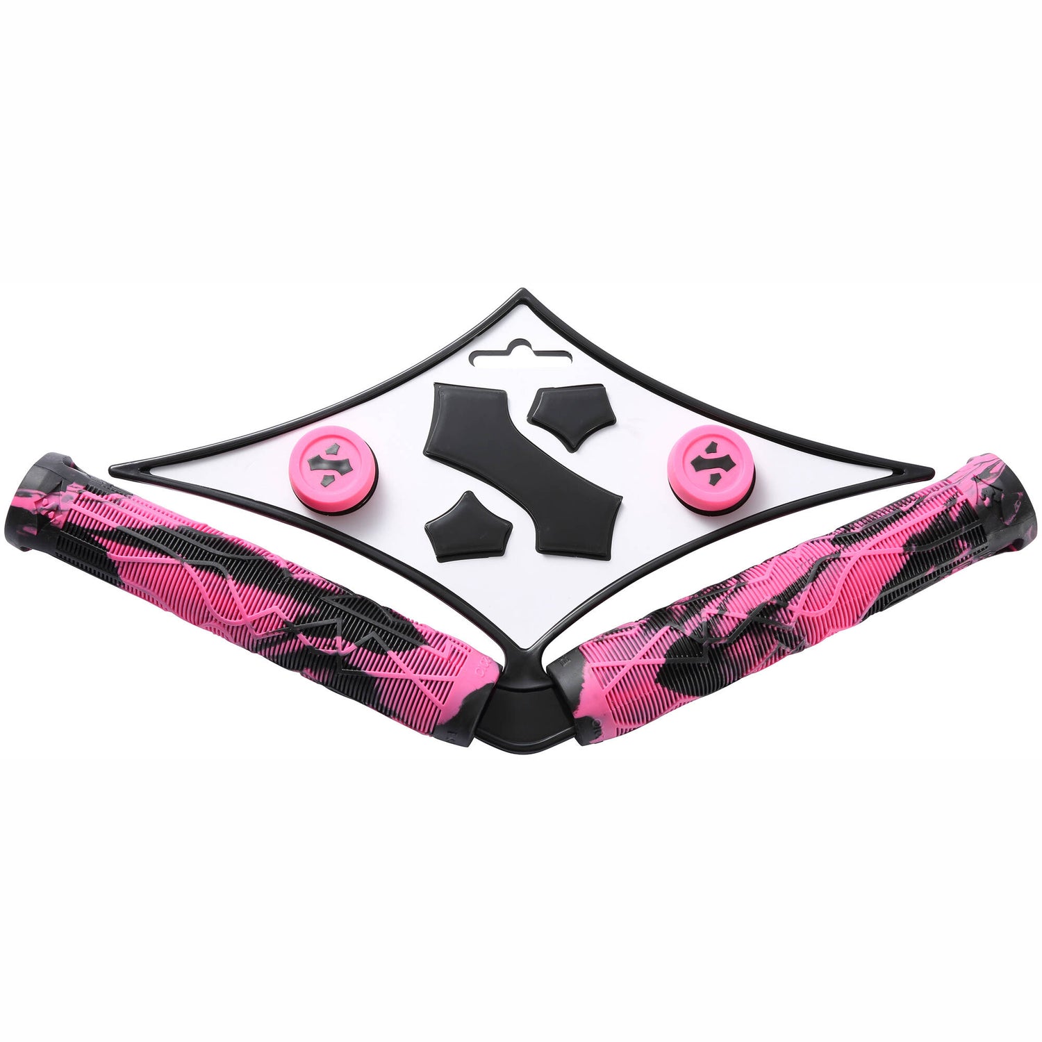 Sacrifice Spy Scooter Grips - Pink/Black