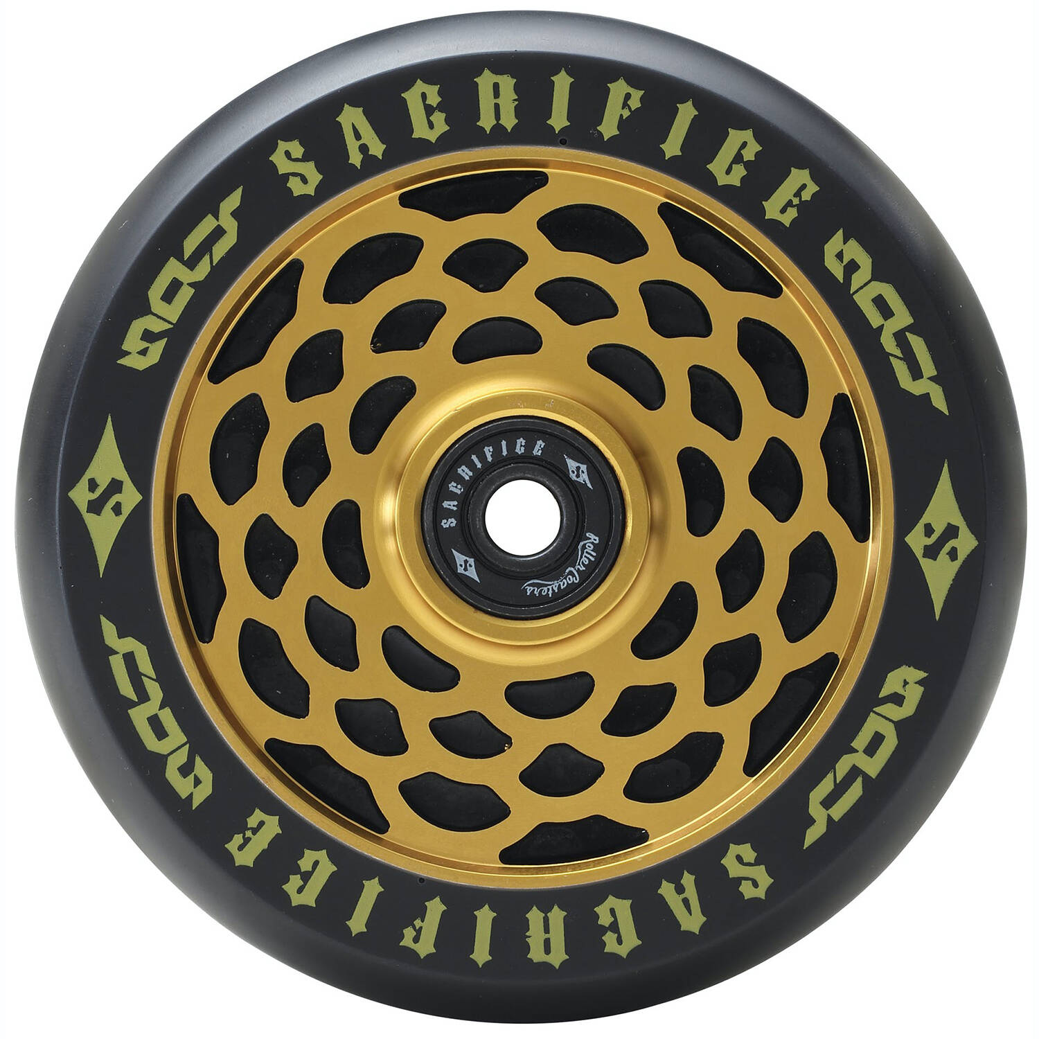 Sacrifice Spy 110mm Scooter Wheels (Pair) - Gold