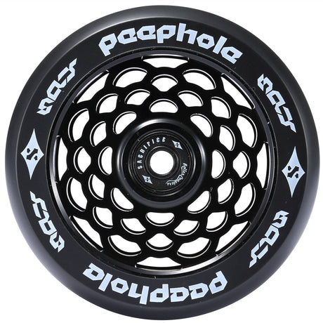 Sacrifice Peephole 110mm Scooter Wheels (pair) - Black