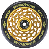 Sacrifice Peephole 110mm Scooter Wheels (pair) - Gold