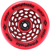 Sacrifice Peephole 110mm Scooter Wheels (pair) - Red