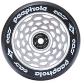 Sacrifice Peephole 110mm Scooter Wheels (pair) - Silver