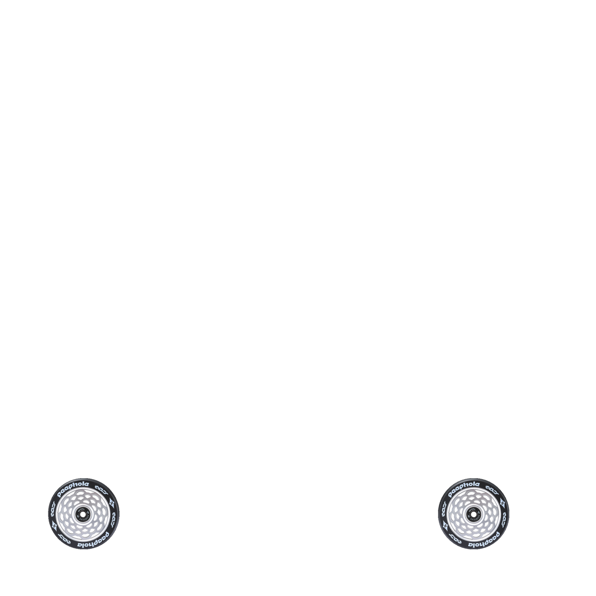 Sacrifice Peephole 110mm Scooter Wheels (pair) - Silver