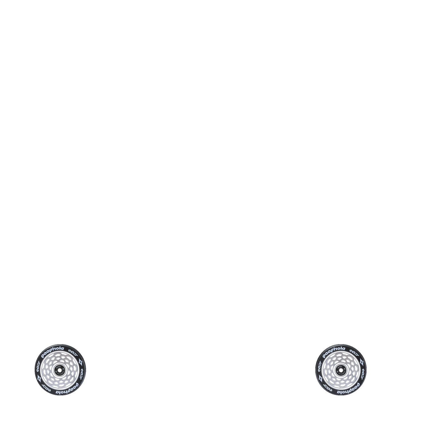 Sacrifice Peephole 110mm Scooter Wheels (pair) - Silver