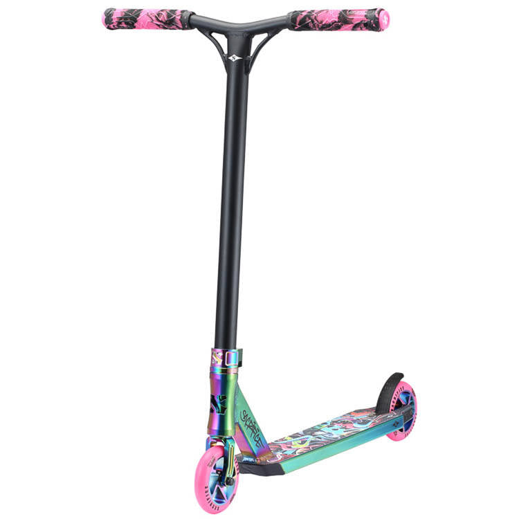Sacrifice Flyte 100 V2 Stunt Scooter - Neo Pink Graffiti