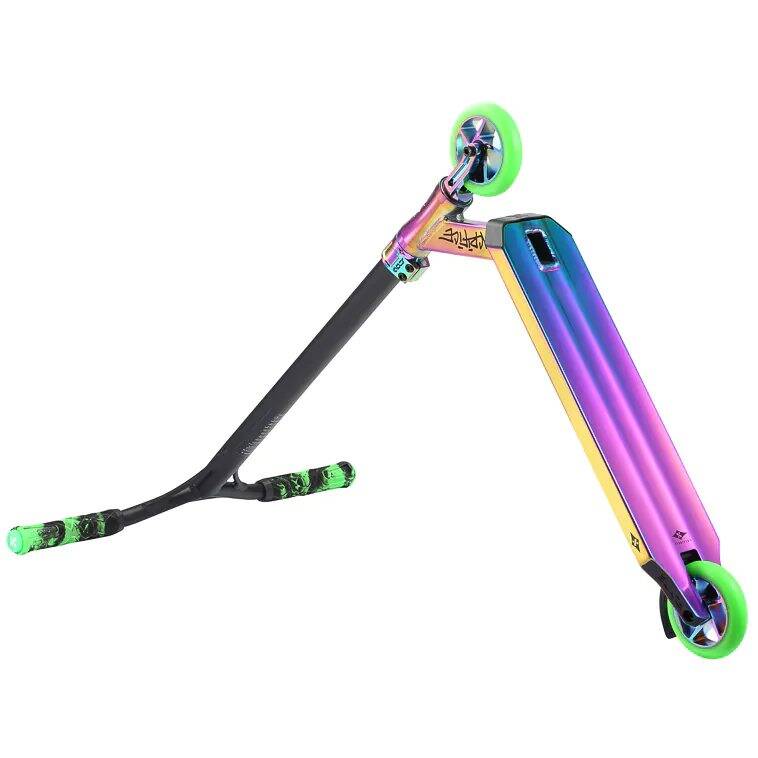 Sacrifice Flyte 115 V2 Stunt Scooter - Neochrome/Green Graffiti